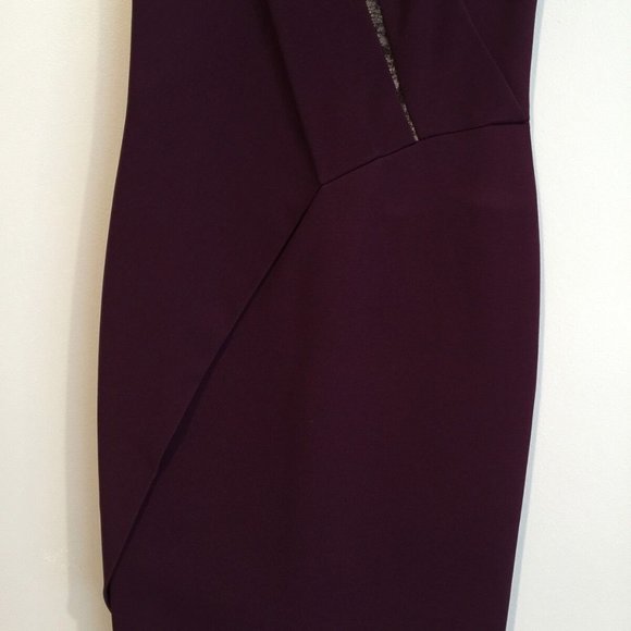 J. MENDEL** Burgundy Cocktail Dress $2895*US 2 - Picture 4 of 8